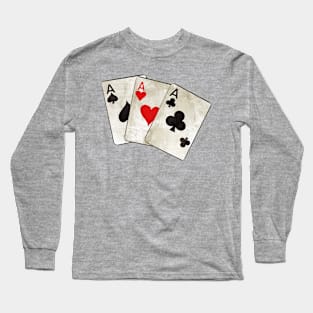 Gambling with cards Long Sleeve T-Shirt